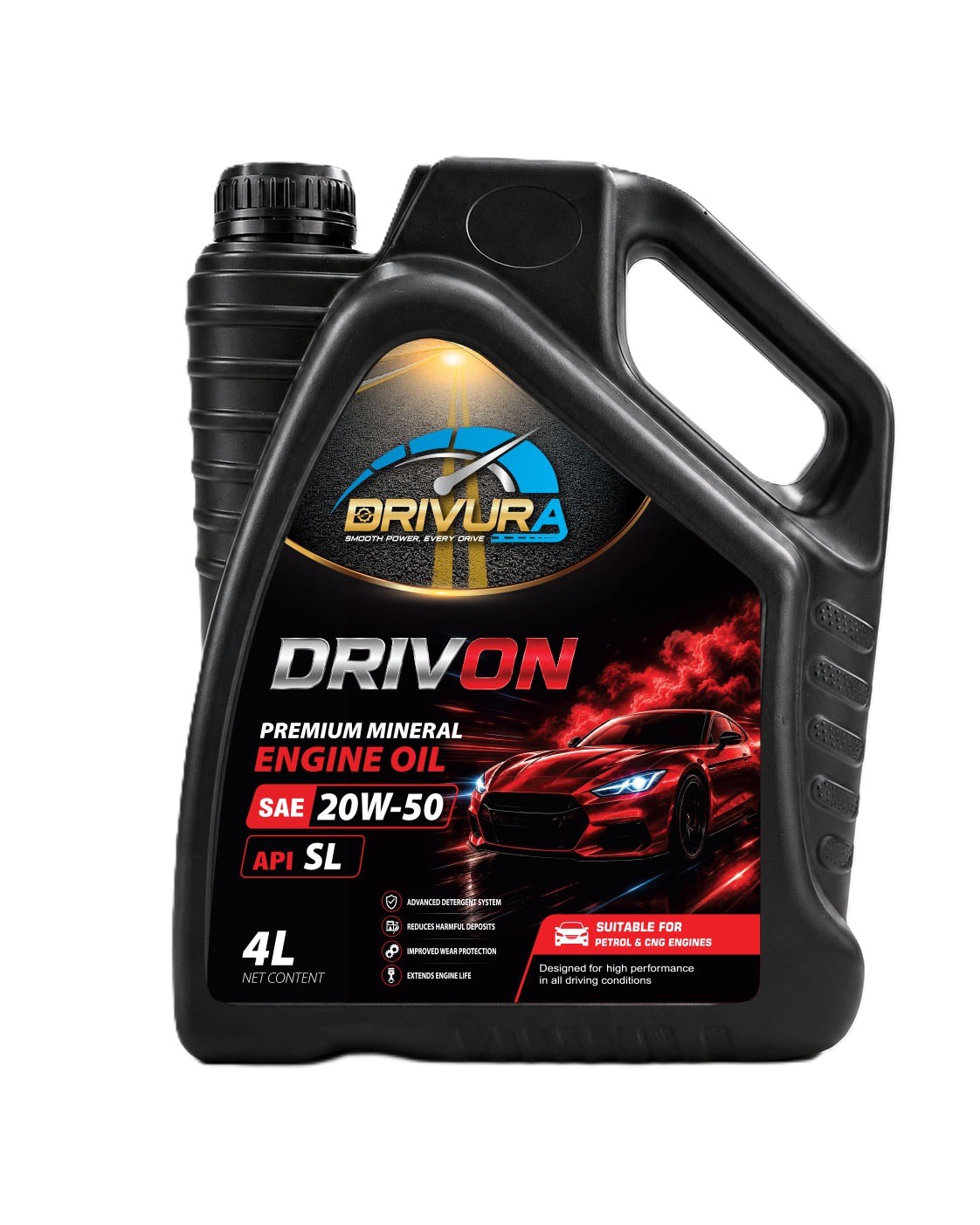 DRIVURA DRIVON SAE 20W-50 API SL 4L