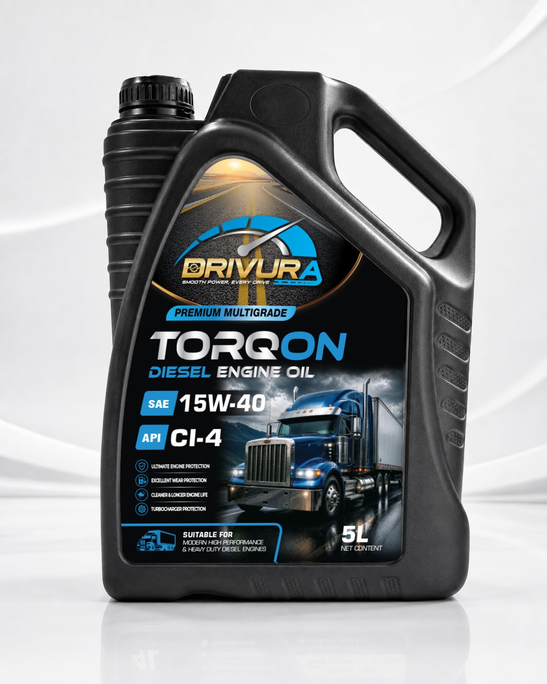 DRIVURA TORQON SAE 15W-40 API CI-4 5L