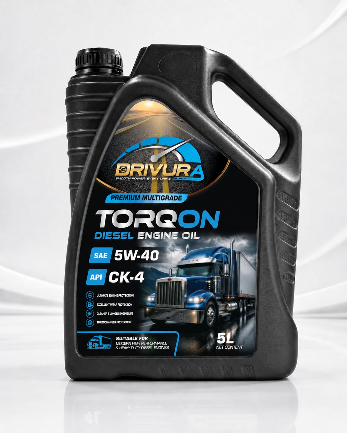 DRIVURA TORQON SAE 5W-40 API CK-4 5L